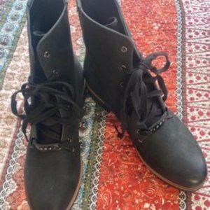 Dr Scholls Guild Combat Boot - Women's size 10 black, Never Worn!